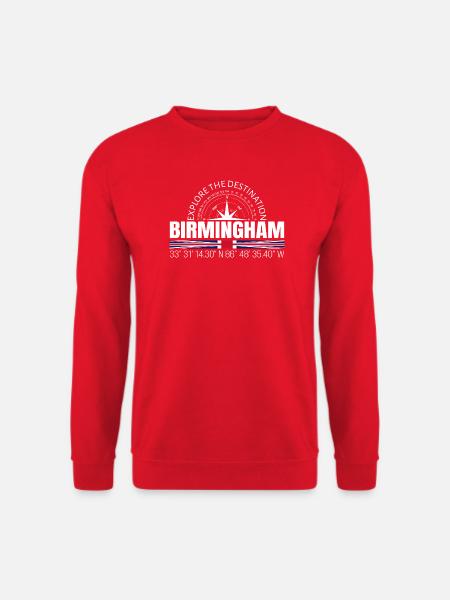 Birmingham - Unisex Pullover - Rot