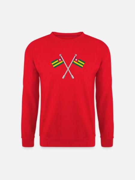 Togolesische Flagge - Unisex Pullover - Rot