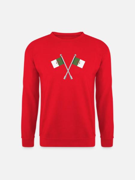 Algerische Flagge - Unisex Pullover - Rot