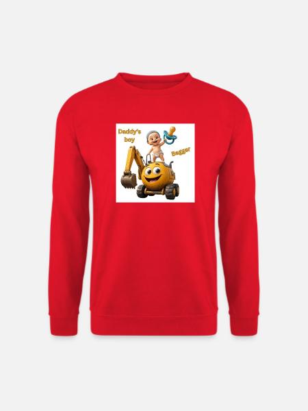 Daddy-s_boy_20260824_104620_0000 - Unisex Pullover - Rot