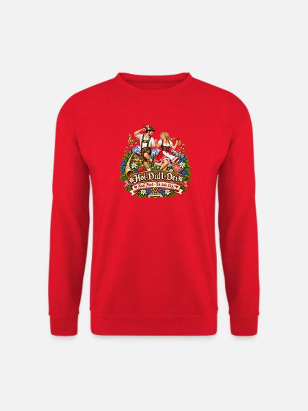 SZWENP – Oktober Herbstfest Hoi Didl Dei - Unisex Pullover - Rot