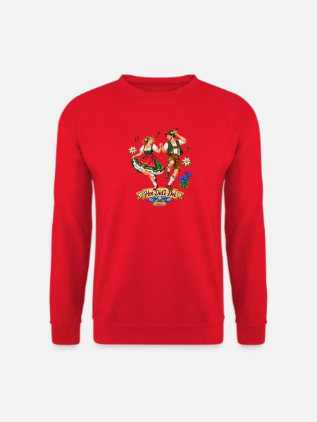 SZWENP – Oktober Herbstfest Hoi Didl Dei - Unisex Pullover - Rot