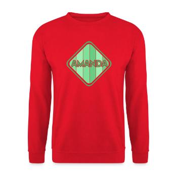 Vor - Unisex Pullover - Rot - Vorne - Alina (178cm) & Michal (187cm)