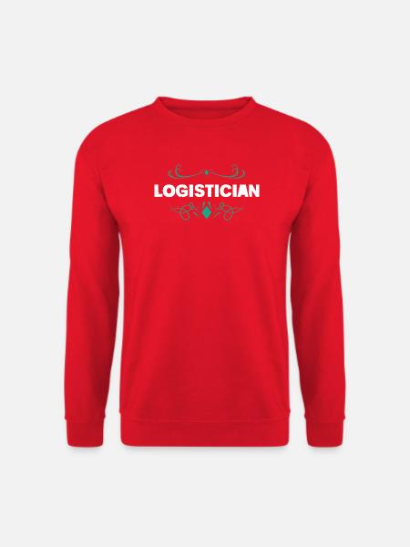 Logistik Arbeiter - Unisex Pullover - Rot