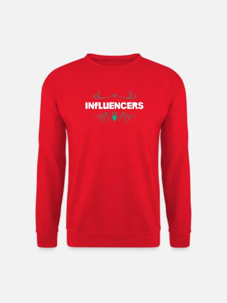 Influencer Flair Ornament - Unisex Pullover - Rot