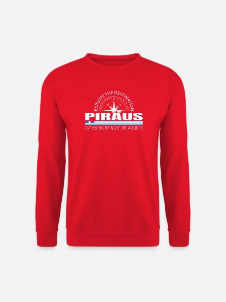 Piraus - Unisex Pullover - Rot