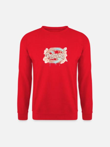 Astro Pastel Street Fish - Unisex Pullover - Rot