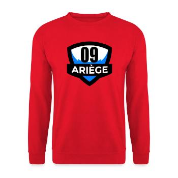 09 Ariège - Unisex Pullover - Rot - Vorne - Alina (178cm) & Michal (187cm)