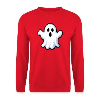 ghost - Unisex Pullover - Rot - Vorne - Alina (178cm) & Michal (187cm)
