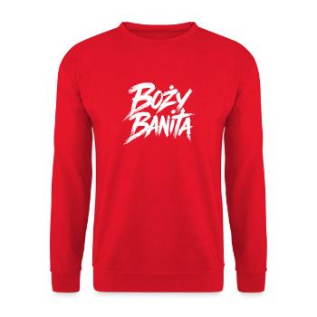 Gottes Gesetzloser bürsten den Glauben aus der Box - Unisex Pullover - Rot - Vorne - Alina (178cm) & Michal (187cm)