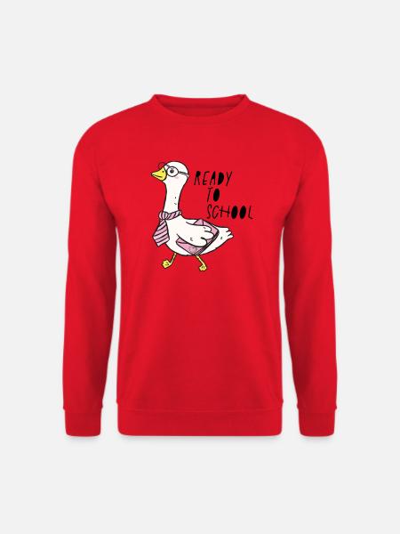 ready to school - Unisex Pullover - Rot