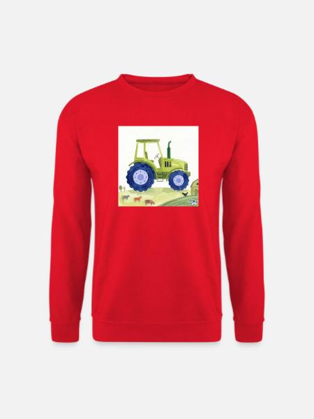 Traktor / Traktor / Traktor - Unisex Pullover - Rot