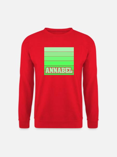 Geschenk für Annabel - Unisex Pullover - Rot