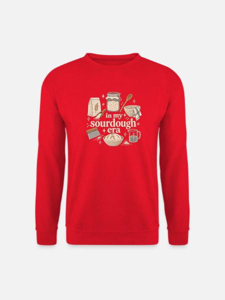 My sourdough era - Unisex Pullover - Rot