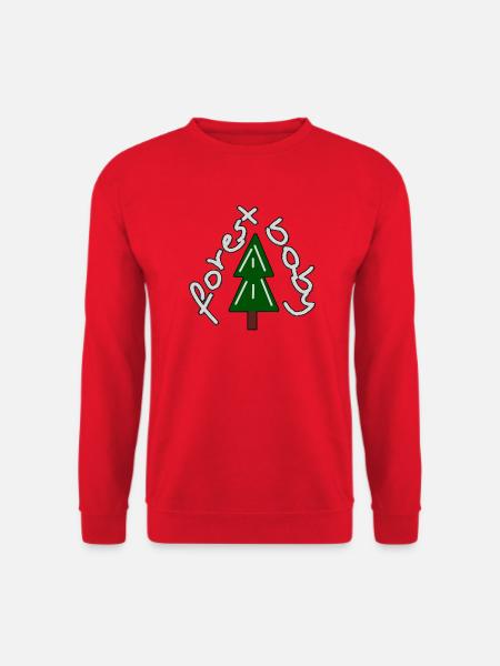 Forest Baby – Kiefer - Unisex Pullover - Rot
