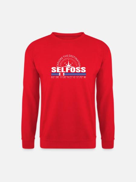 Selfoss - Unisex Pullover - Rot