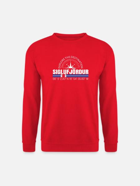 Siglufjordur - Unisex Pullover - Rot