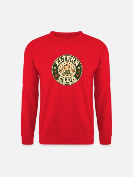 Eltern Club – Mitglied seit 2026 | Baby Elternscha - Unisex Pullover - Rot