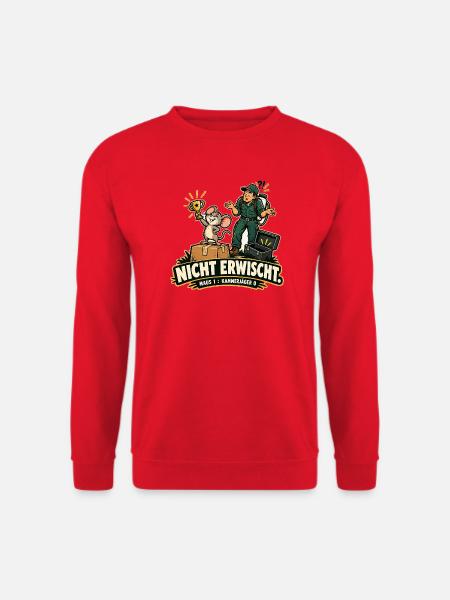 Maus gewinnt - Unisex Pullover - Rot