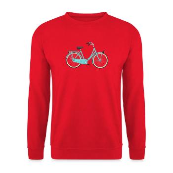 Hollandrad tuerkis - Unisex Pullover - Rot - Vorne - Alina (178cm) & Michal (187cm)