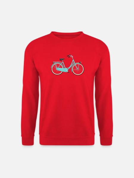 Hollandrad tuerkis - Unisex Pullover - Rot