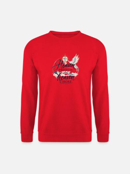 Der Himmel schützt, was der Himmel wählt - Unisex Pullover - Rot