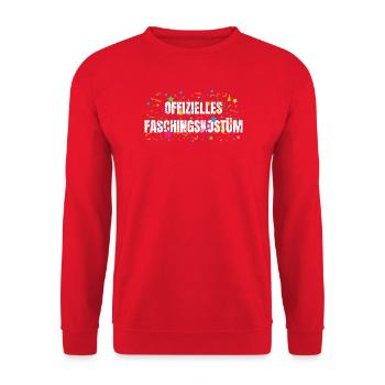 Offizielles Faschingskostüm - Unisex Pullover - Rot - Vorne - Alina (178cm) & Michal (187cm)