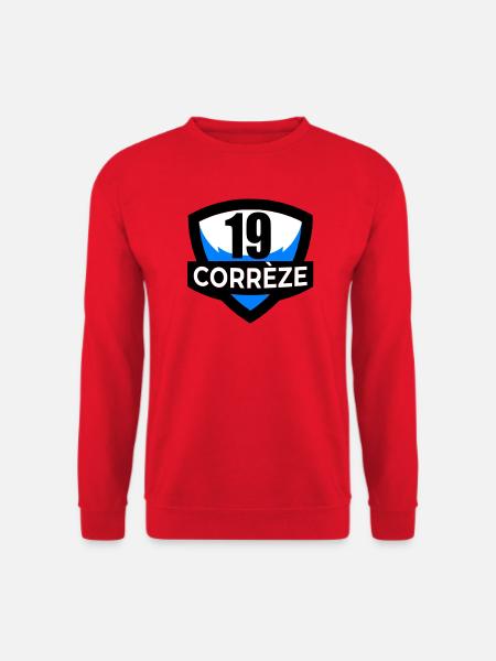 19 Corrèze - Unisex Pullover - Rot