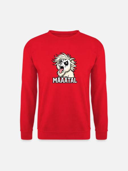 METAL-ziege - Unisex Pullover - Rot