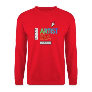 Kopie_von_Artist - Unisex Pullover - Rot - Vorne - Alina (178cm) & Michal (187cm)