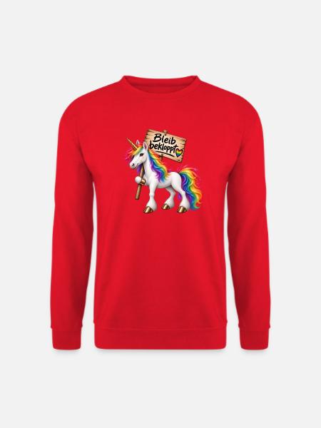 Bleib bekloppt - Unisex Pullover - Rot