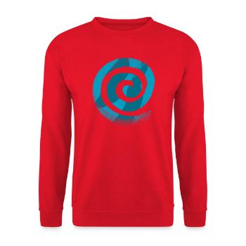 Spirale - Unisex Pullover - Rot - Vorne - Alina (178cm) & Michal (187cm)