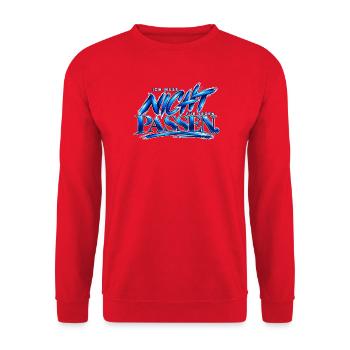 Ich muss nicht für jeden passen – Selbstliebe  - Unisex Pullover - Rot - Vorne - Alina (178cm) & Michal (187cm)
