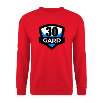 30 Gard - Unisex Pullover - Rot - Vorne - Alina (178cm) & Michal (187cm)