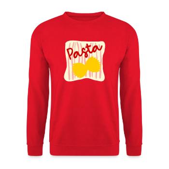 Farfalle Pasta Küche - Unisex Pullover - Rot - Vorne - Alina (178cm) & Michal (187cm)