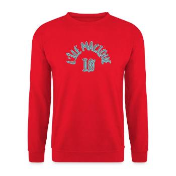 Die magische Insel Oléron - Unisex Pullover - Rot - Vorne - Alina (178cm) & Michal (187cm)