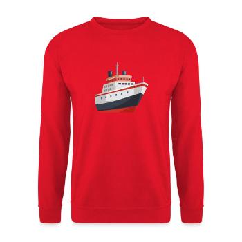 Schiff - Unisex Pullover - Rot - Vorne - Alina (178cm) & Michal (187cm)
