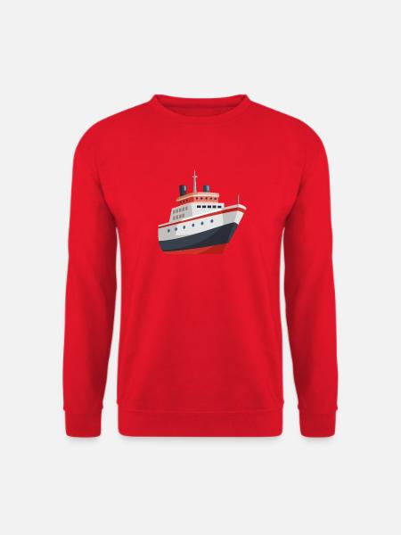 Schiff - Unisex Pullover - Rot