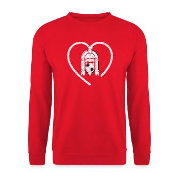Sock Hop - Twist Till The Chaperone Blinks - Unisex Pullover - Rot - Vorne - Alina (178cm) & Michal (187cm)