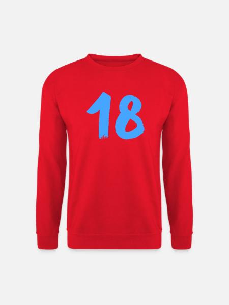 18- - Unisex Pullover - Rot
