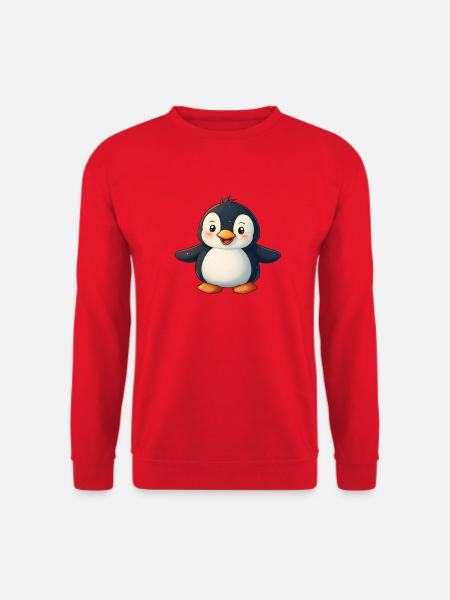 Pinguin - Unisex Pullover - Rot