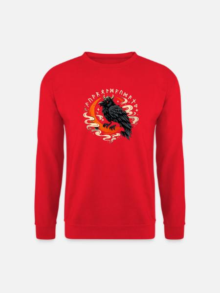 Rabenfeuer Mondring - Unisex Pullover - Rot