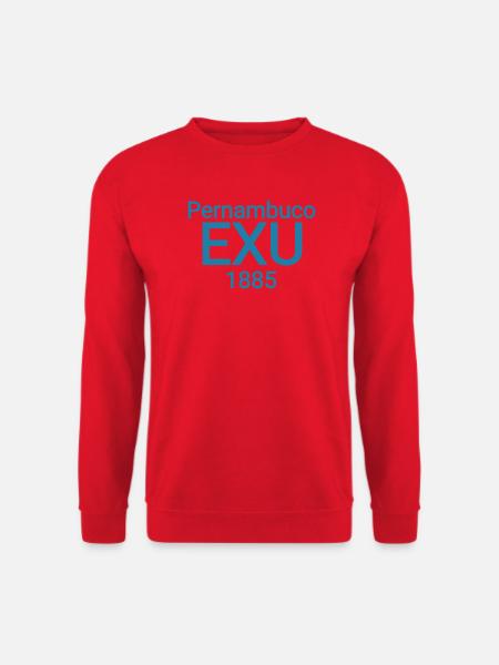 Exu brasilien Pernambuco text - Unisex Pullover - Rot