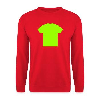 Shirt-Shirt - Unisex Pullover - Rot - Vorne - Alina (178cm) & Michal (187cm)