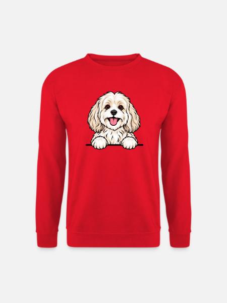 Havaneser - Unisex Pullover - Rot