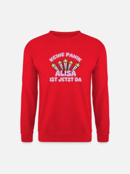 Spruch Alisa - Unisex Pullover - Rot
