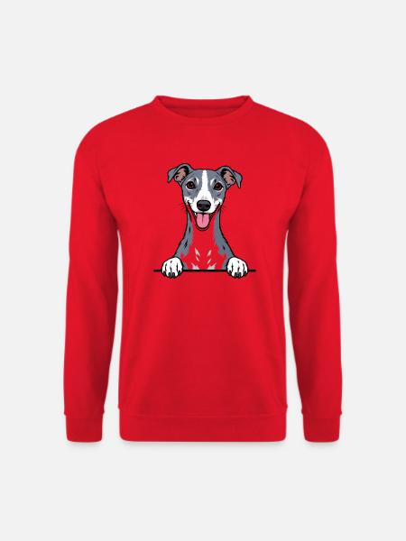 Whippet - Unisex Pullover - Rot