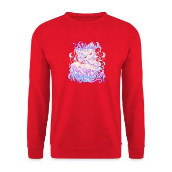 Lost in a Dream  - Unisex Pullover - Rot - Vorne - Alina (178cm) & Michal (187cm)