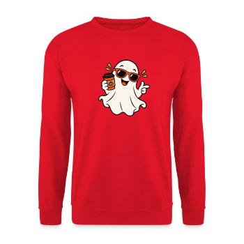 Elfe - Unisex Pullover - Rot - Vorne - Alina (178cm) & Michal (187cm)