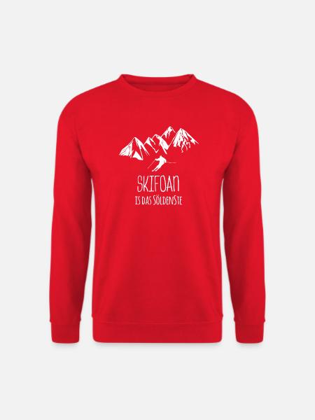 Sölden Skifahren - Unisex Pullover - Rot